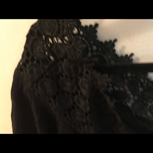 NWT BLACK OFD SHOULDER SHIRT! - Picture 2 of 4